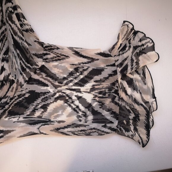 NWT Dress Barn Ladies Size 2X Black/Tan/Beige Twin Set Cami & Blouse - Picture 8 of 14